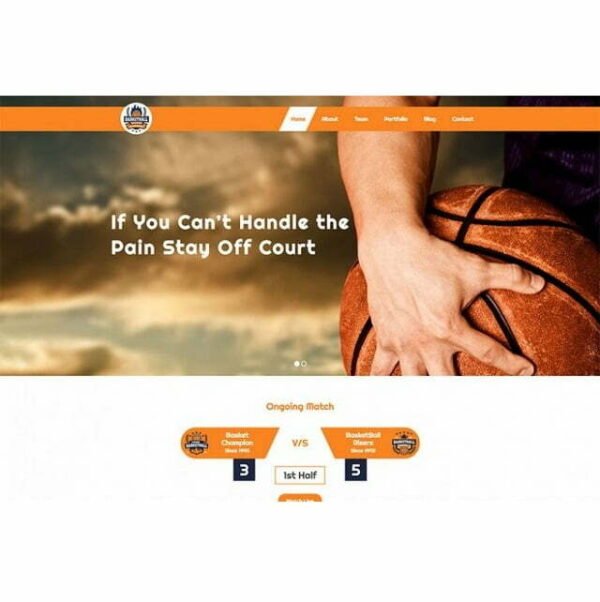 Basketball - HTML Template