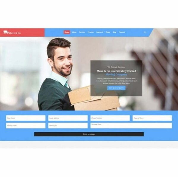 Movers and Packers - HTML Template