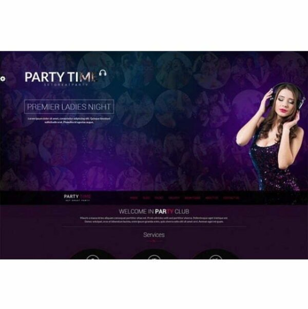 Party Time - HTML Template