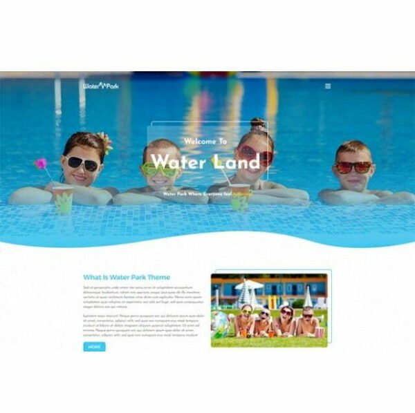 Water Park - HTML Template